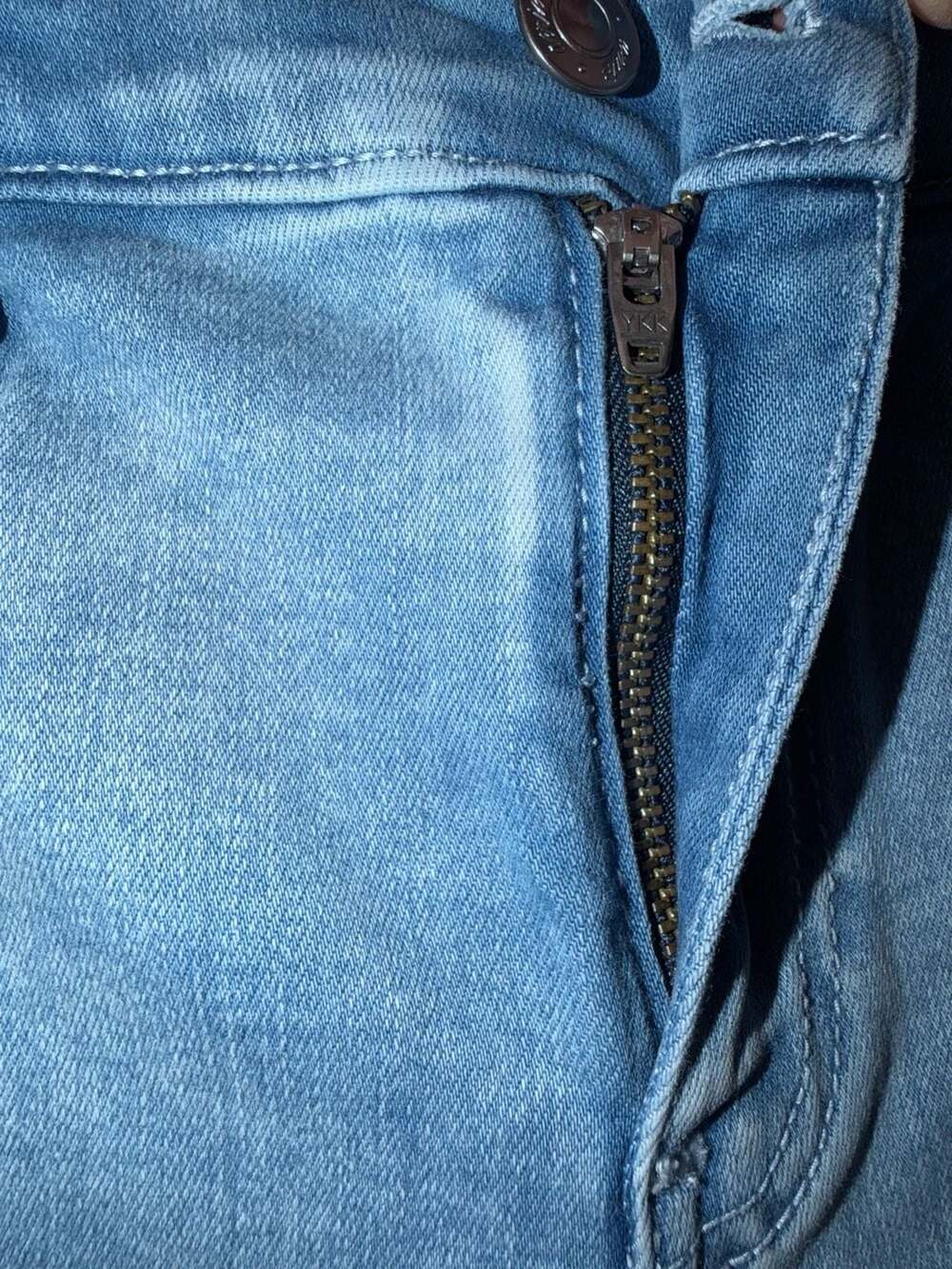 Aerie Light Wash Stretch Pull-On Flare Jeans - Picture 3 of 8